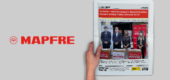 Fundación MAPFRE dona al Ministerio de Salud y Bienestar Social.
