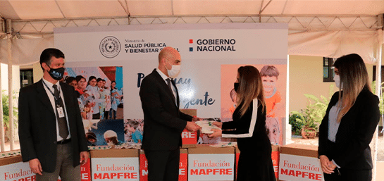 La Fundación MAPFRE realizó aporte en concepto de donación de insumos