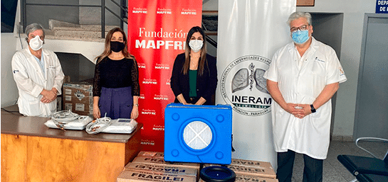 Fundación MAPFRE entrega donación de Electrocardiógrafos al INERAM.