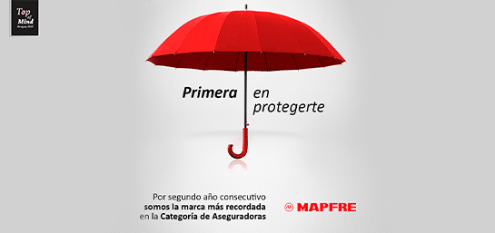 MAPFRE ganadora del Premio Top of Mind 2020